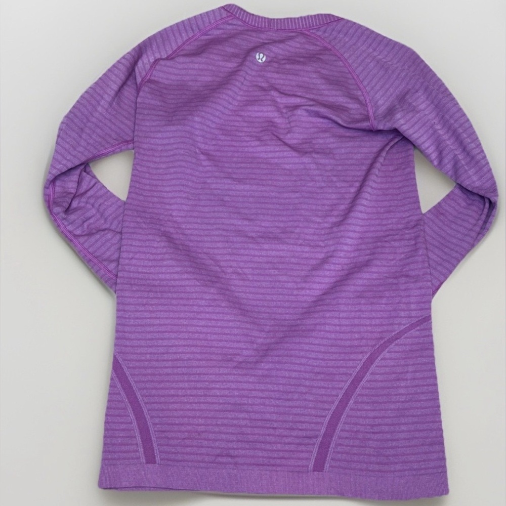 Vintage striped lululemon long sleeve swiftly